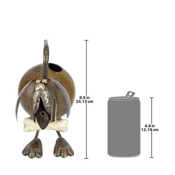 Design Toscano Back to the Farm Metal Dog Watering Can - FU59702