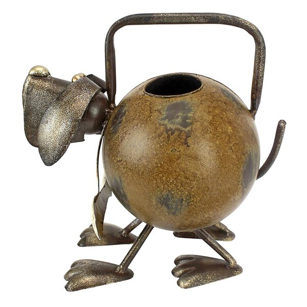 Design Toscano Back to the Farm Metal Dog Watering Can - FU59702
