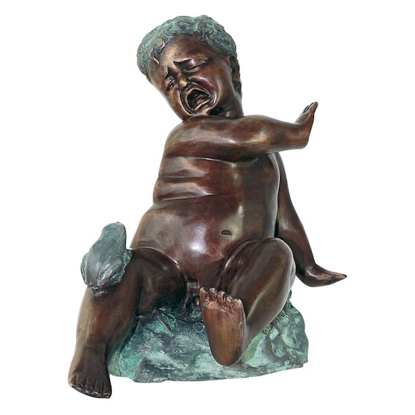 Design Toscano Child's Splashy Surprise: Spitting Frog Garden Statue - SU2063