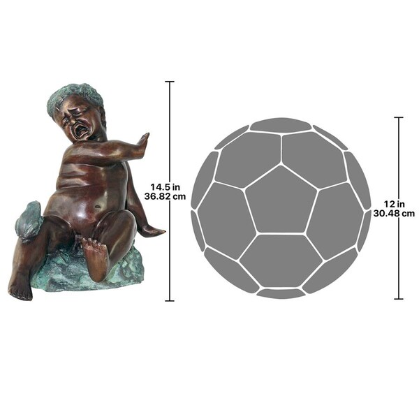 Design Toscano Child's Splashy Surprise: Spitting Frog Garden Statue - SU2063