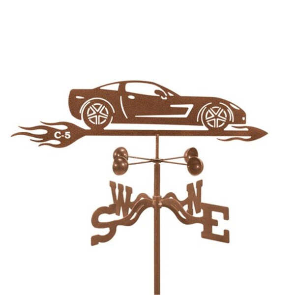 Ez Vane Corvette C5 Car Weathervane with Roof Mount - EZ1014-RF