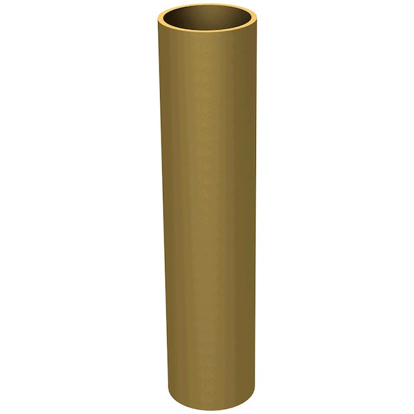 Diseños de Distinción .815" x 4" Ferrule Redonda - Latón Satinado - 01FRC1040SB1