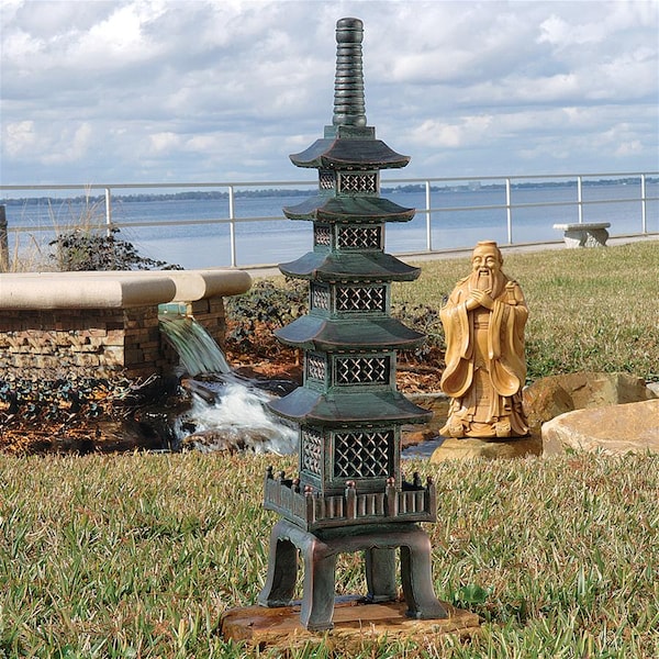 Design Toscano The Nara Temple: Asian Garden Pagoda Sculpture - EU7430
