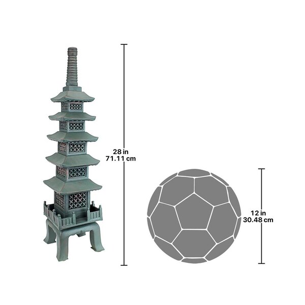 Design Toscano The Nara Temple: Asian Garden Pagoda Sculpture - EU7430