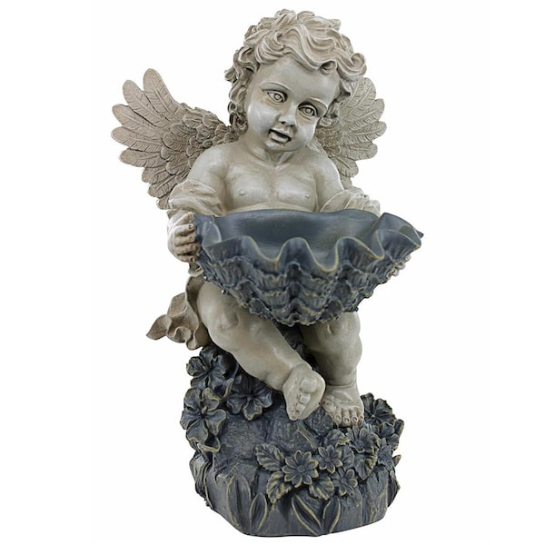 Design Toscano Heavenly Offering Cherub Garden Statue - AL20511