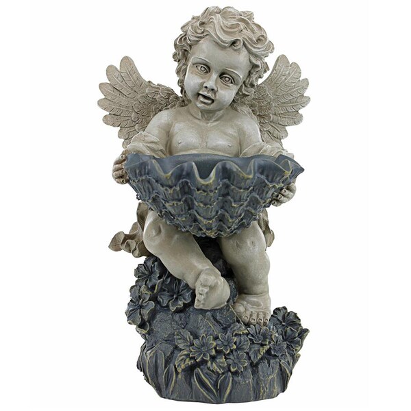 Design Toscano Heavenly Offering Cherub Garden Statue - AL20511