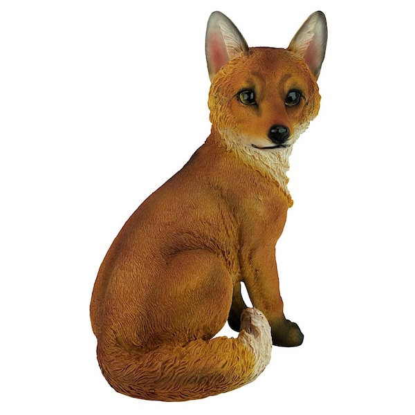 Design Toscano Woodie, the Woodland Fox Garden Statue - QL56241