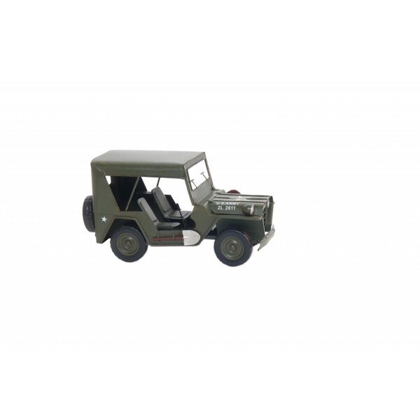 Palacedesigns C1940 Willys Quad Overland Jeep Sculpture - PA3691442