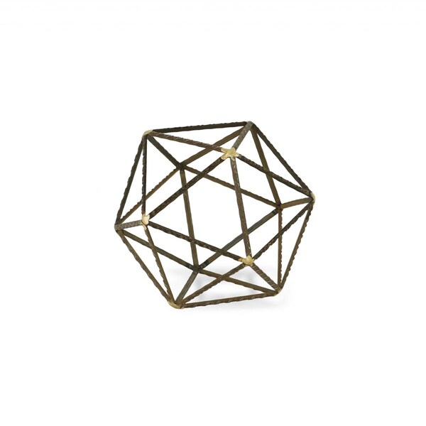 Escenografia Jumbo Geometric Decorative Sculpture, Brown - ES3096397
