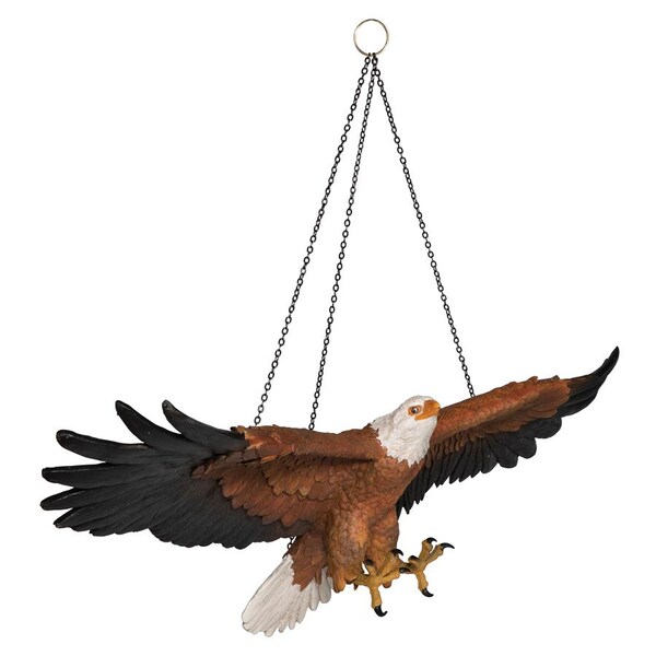 Design Toscano Flight of Freedom Hanging Eagle Sculpture - DB43027