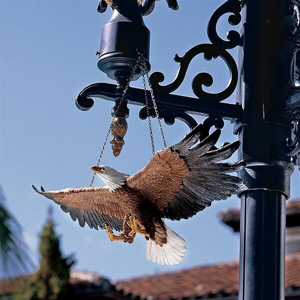 Design Toscano Flight of Freedom Hanging Eagle Sculpture - DB43027