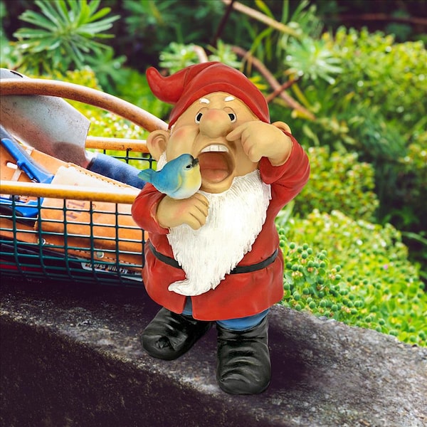Design Toscano Gezundheit Gunther, Sneezing Garden Gnome Statue - QM2432600