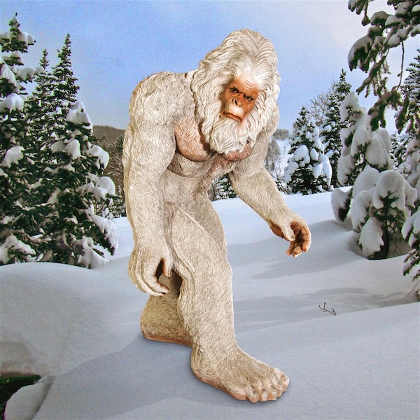 Design Toscano The Abominable Snowman Life-Size Yeti Statue - NE5110119