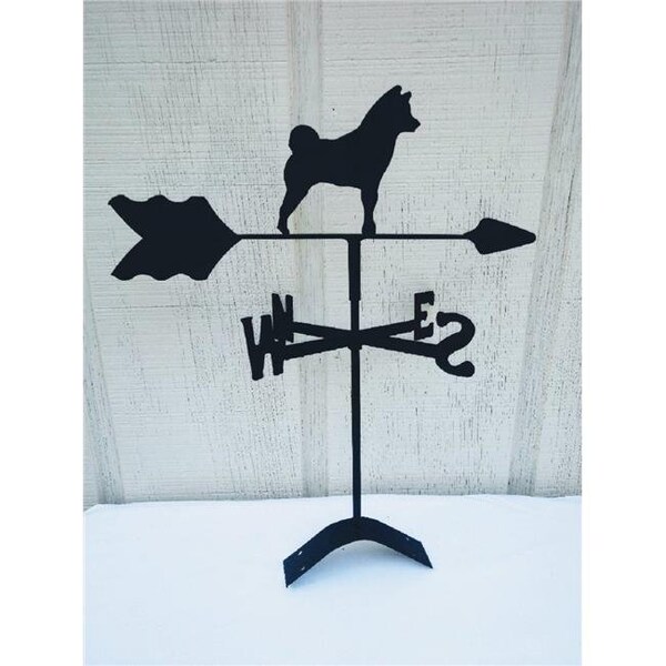 The Lazy Scroll The Lazy Scroll shibaroof Shiba Inu Roof Mount Weathervane - SHIBAROOF
