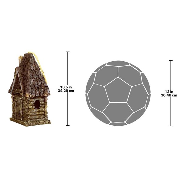 Design Toscano Woodland Fairy Garden House Statue - HF330884
