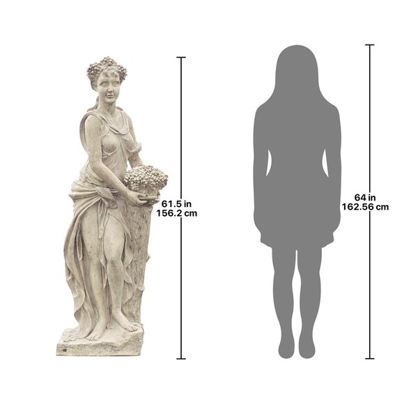 Design Toscano The Four Goddesses of the Seasons Statue: Autumn Statue - NE90058