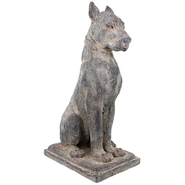 Design Toscano The Great Dane Sentinel Quiet Strength Dog Statue: Set of Two - DS9191373