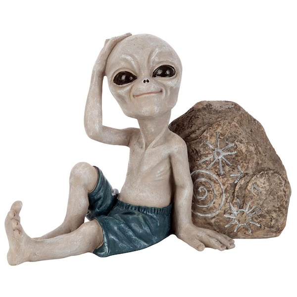 Design Toscano Surfer Dude Out-of-this-World Alien Statue - LY612243