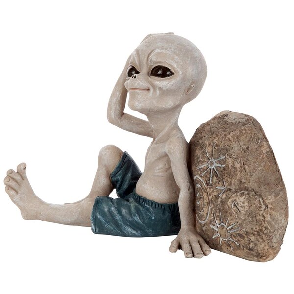 Design Toscano Surfer Dude Out-of-this-World Alien Statue - LY612243