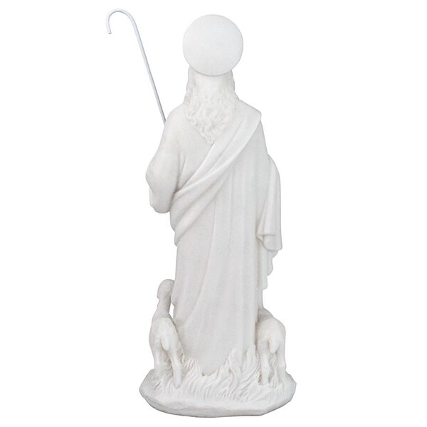 Design Toscano Jesus the Good Shepherd Marble Resin Statue - QS27863