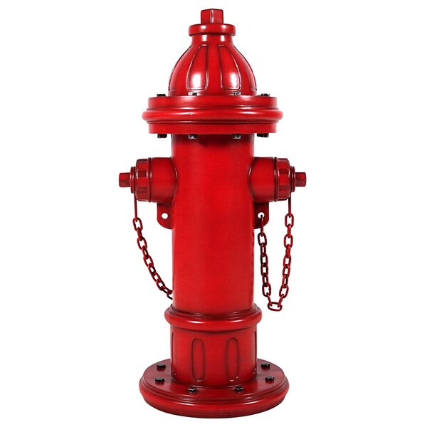 Design Toscano Dog s Second Best Friend Grande Fire Hydrant Statue: Grande - NE190020