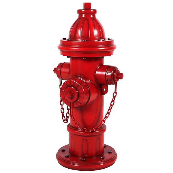 Design Toscano Dog s Second Best Friend Grande Fire Hydrant Statue: Grande - NE190020