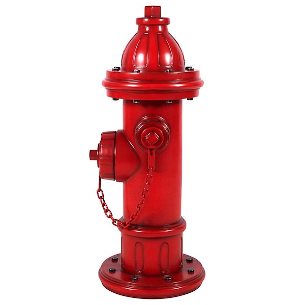Design Toscano Dog s Second Best Friend Grande Fire Hydrant Statue: Grande - NE190020