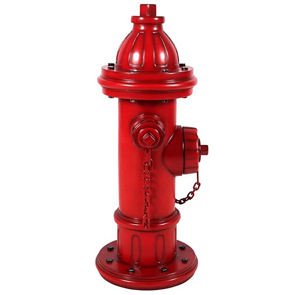 Design Toscano Dog s Second Best Friend Grande Fire Hydrant Statue: Grande - NE190020