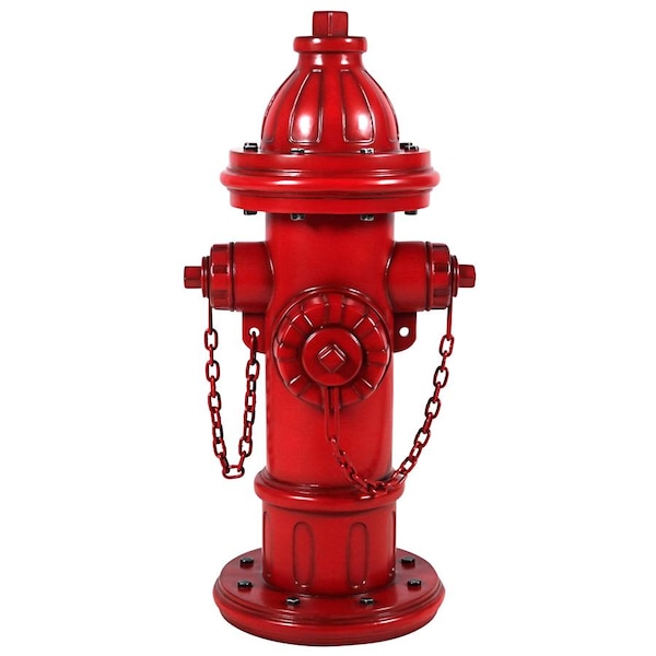 Design Toscano Dog s Second Best Friend Grande Fire Hydrant Statue: Grande - NE190020