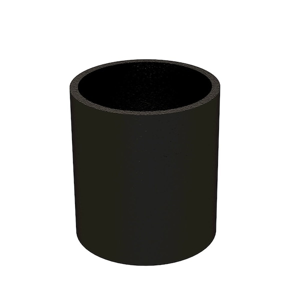 Diseños de Distinción .815" x 1" Ferrula Redonda - Negro Mate - 01FRC1010WR1.