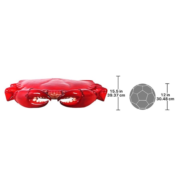 Design Toscano Colossal Crustacean Grand-Scale Giant King Crab Statue - NE100013