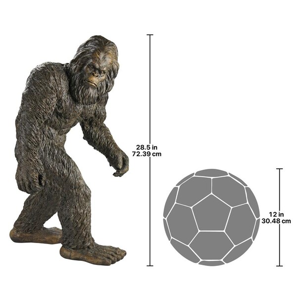 Design Toscano Bigfoot, the Garden Yeti Statue: Large - DB383049