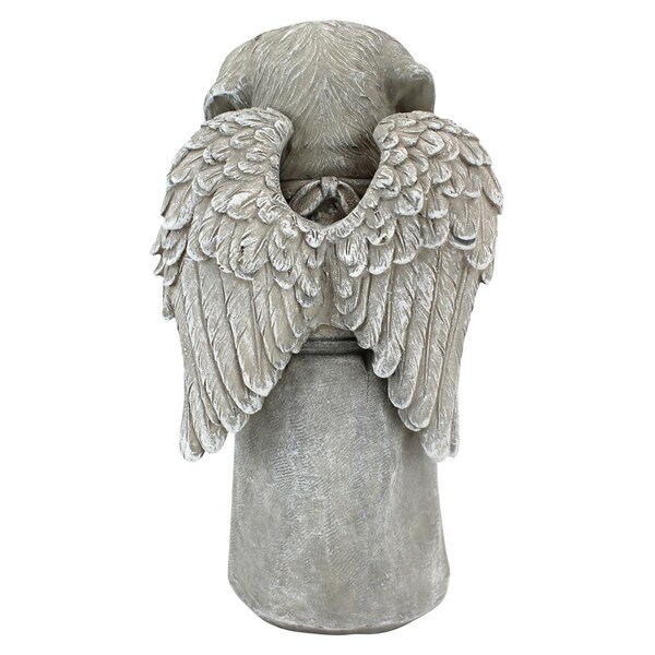 Design Toscano Paw Prints on our Hearts Memorial Dog Statue - QL59384