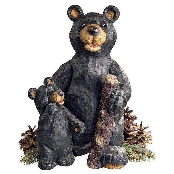Design Toscano Black Forest Bear Pair Sculpture - JE228500