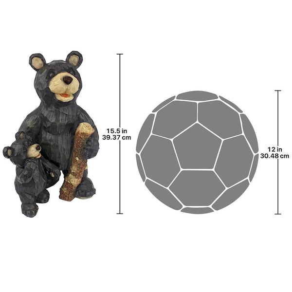 Design Toscano Black Forest Bear Pair Sculpture - JE228500