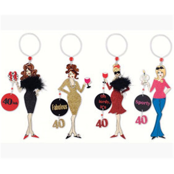 Sunset Vista Designs Co. Sunset Vista Designs Working Girls 40th Birthday Wine Charm And Magnet - SVWG294