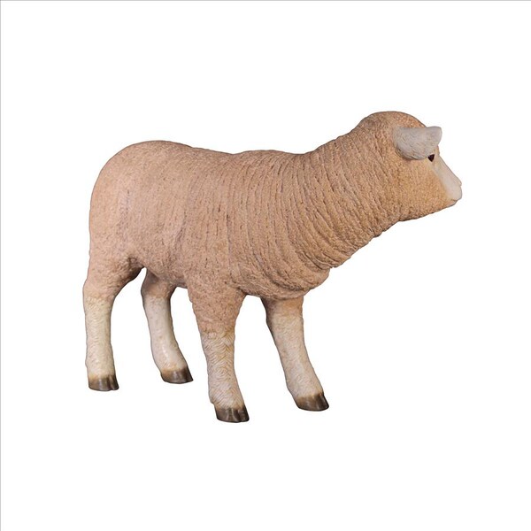 Design Toscano Merino Ewe Life-Size Lamb Statue: Standing - NE100051
