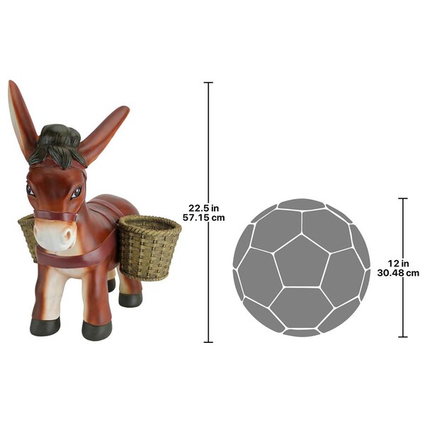 Design Toscano Pancho the Burro Planter Sculpture - NG32766