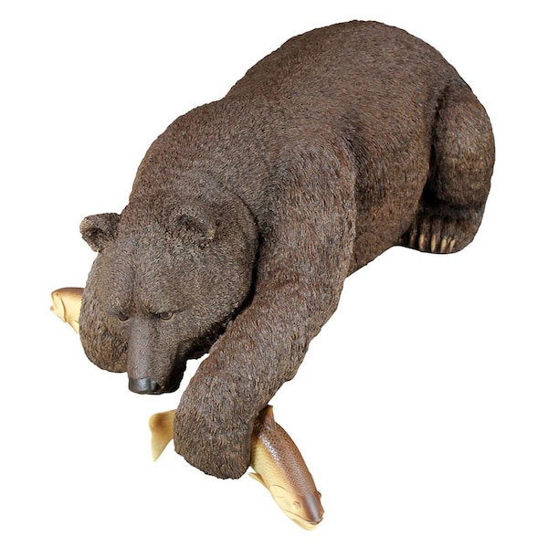 Design Toscano Catch of the Day Grand Bear Sculpture - DB383082