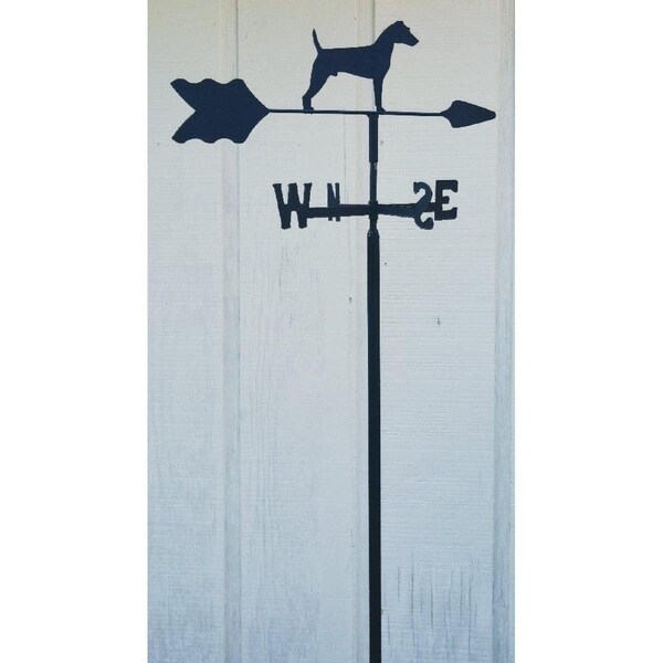 The Lazy Scroll The Lazy Scroll jackin Jack Russell Terrier Garden Mount Weathervane - JACKIN