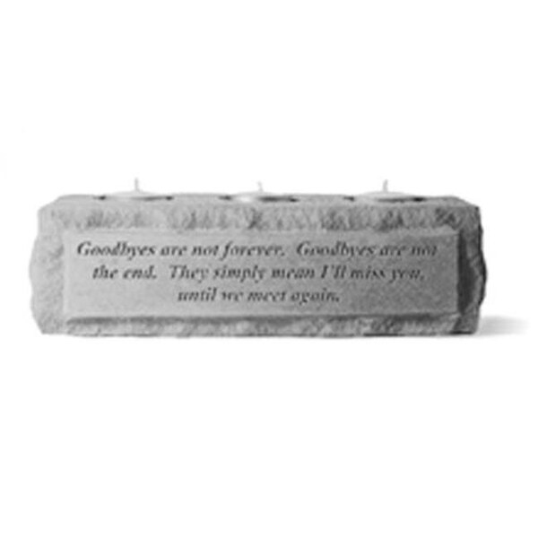 Kay Berry Kay Berry 05120 Goodbyes Are Not.3 Light Votive Holder - 5120