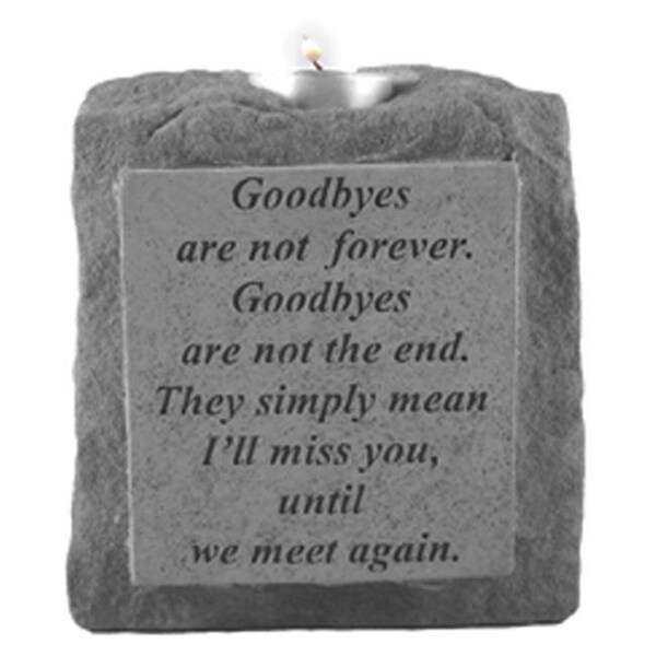 Kay Berry Kay Berry 05320 Goodbyes Are Not.Single-Short Votive Holder - 5320