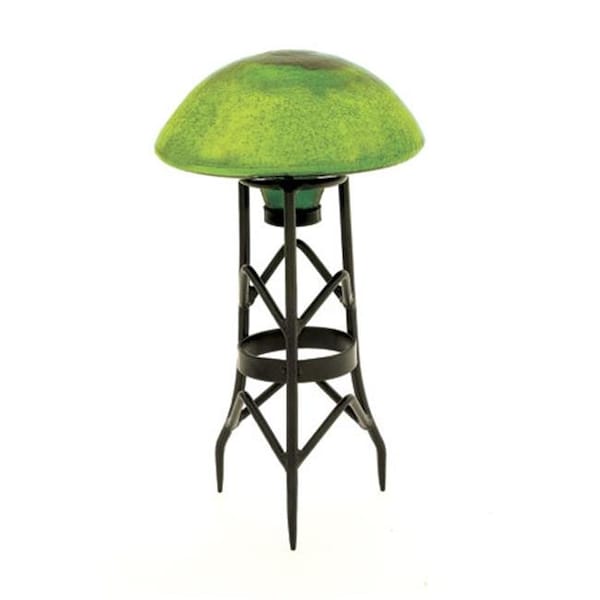 Achla Designs Achla TS-FG-C Garden Toad Stool - Fern Green Crackle - TS-FG-C