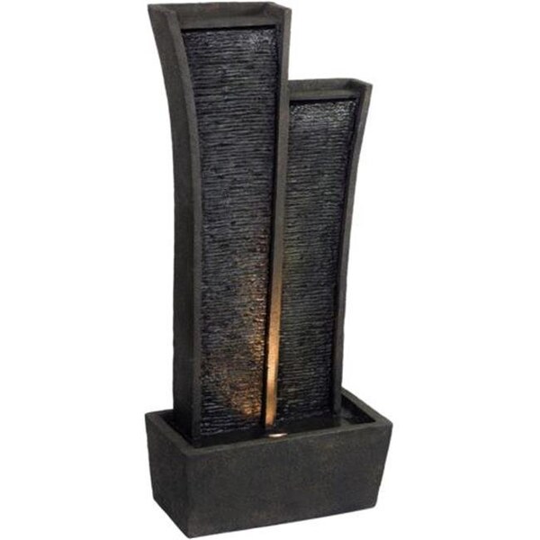 Ore Furniture Ore Furniture FT-1218 41.5 in. Indoor-Outdoor Tower Fountain With Light - FT-1218
