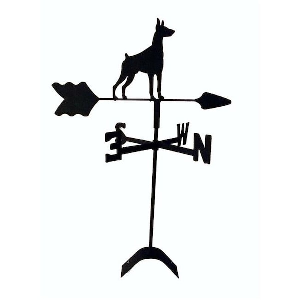 The Lazy Scroll The Lazy Scroll dobieroof Doberman Pinscher Roof Mount Weathervane - DOBIEROOF