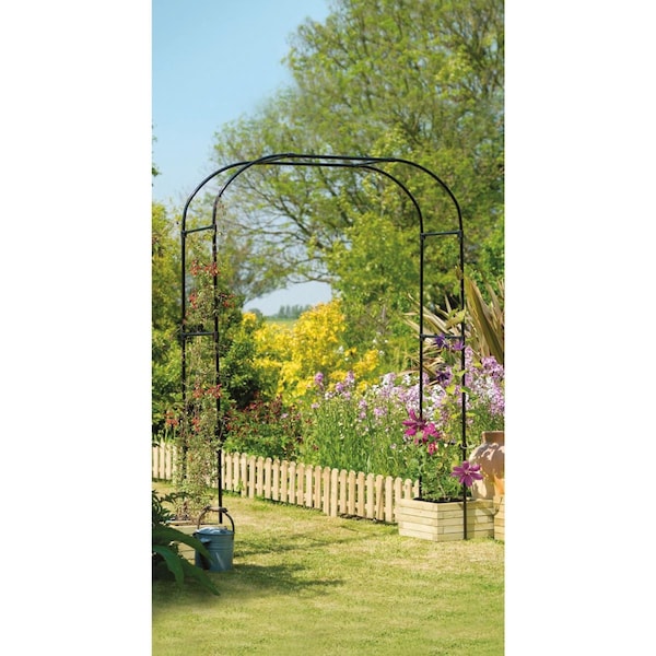 Gardman Usa Gardman  Extra Wide Garden Arch, Black - R07725X