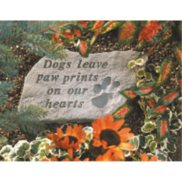 Kay Berry - Inc. Dogs Leave Paw Prints On Our Hearts - Memorial - 14.5 Inches x 9.5 Inches - KA313450