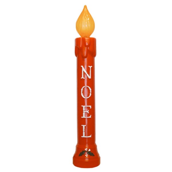 Union Products 39 in. Lighted Noel Candle Red Statue - 207039