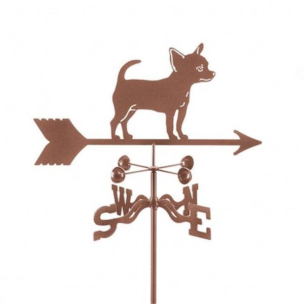 Ez Vane EZ Vane EZ1405-DK Dog Chihuahua Weathervane with Deck Mount - EZ1405-DK