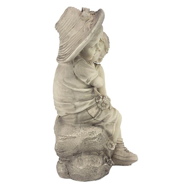 Design Toscano Kissing Kids Boy and Girl Statue - SH38019413